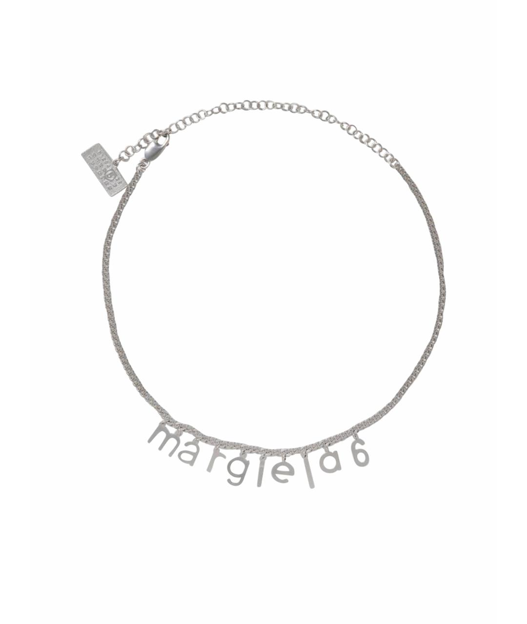 MM6 MAISON MARGIELA Серебряное колье, фото 1
