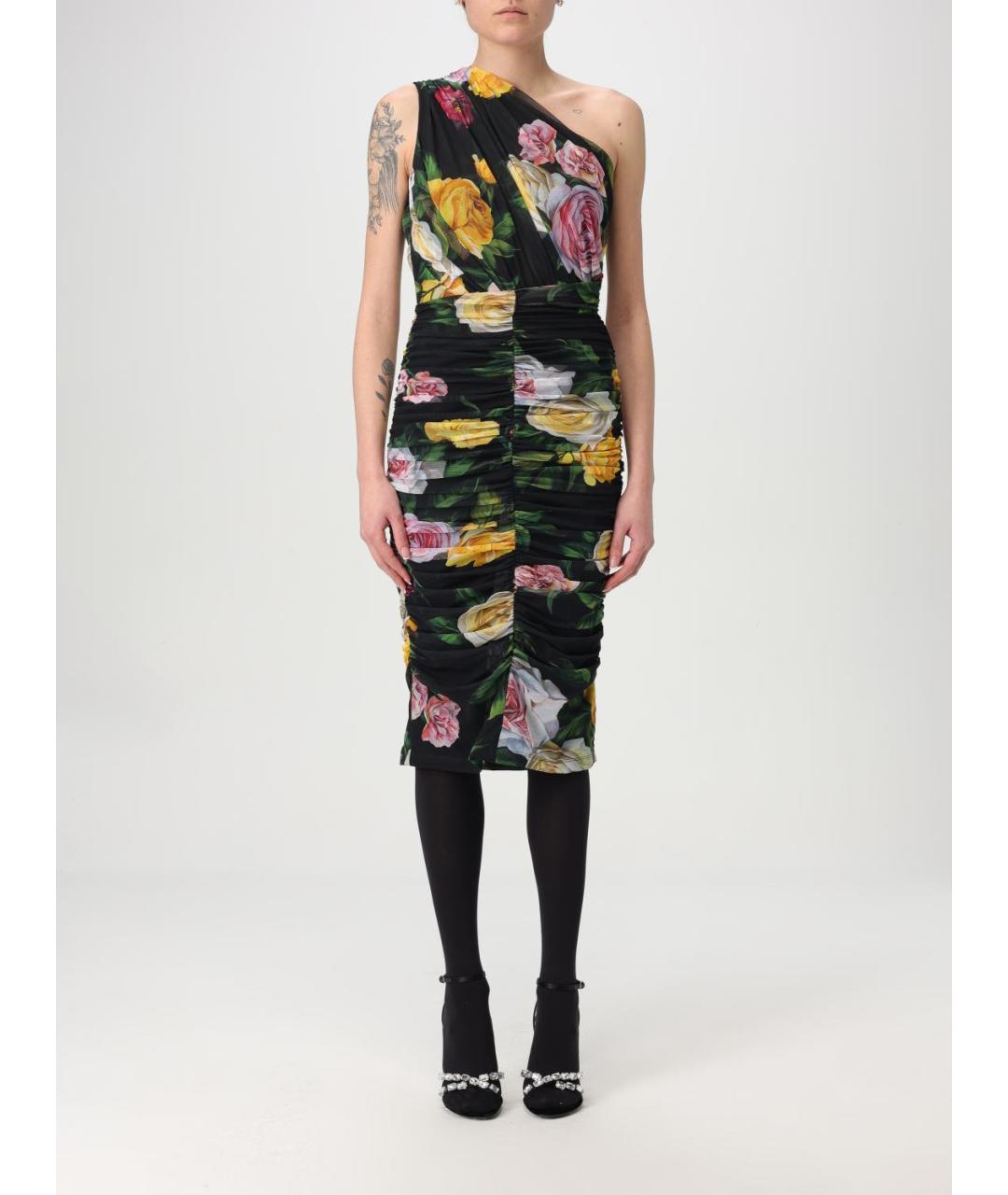 DOLCE&GABBANA Мульти платье, фото 2