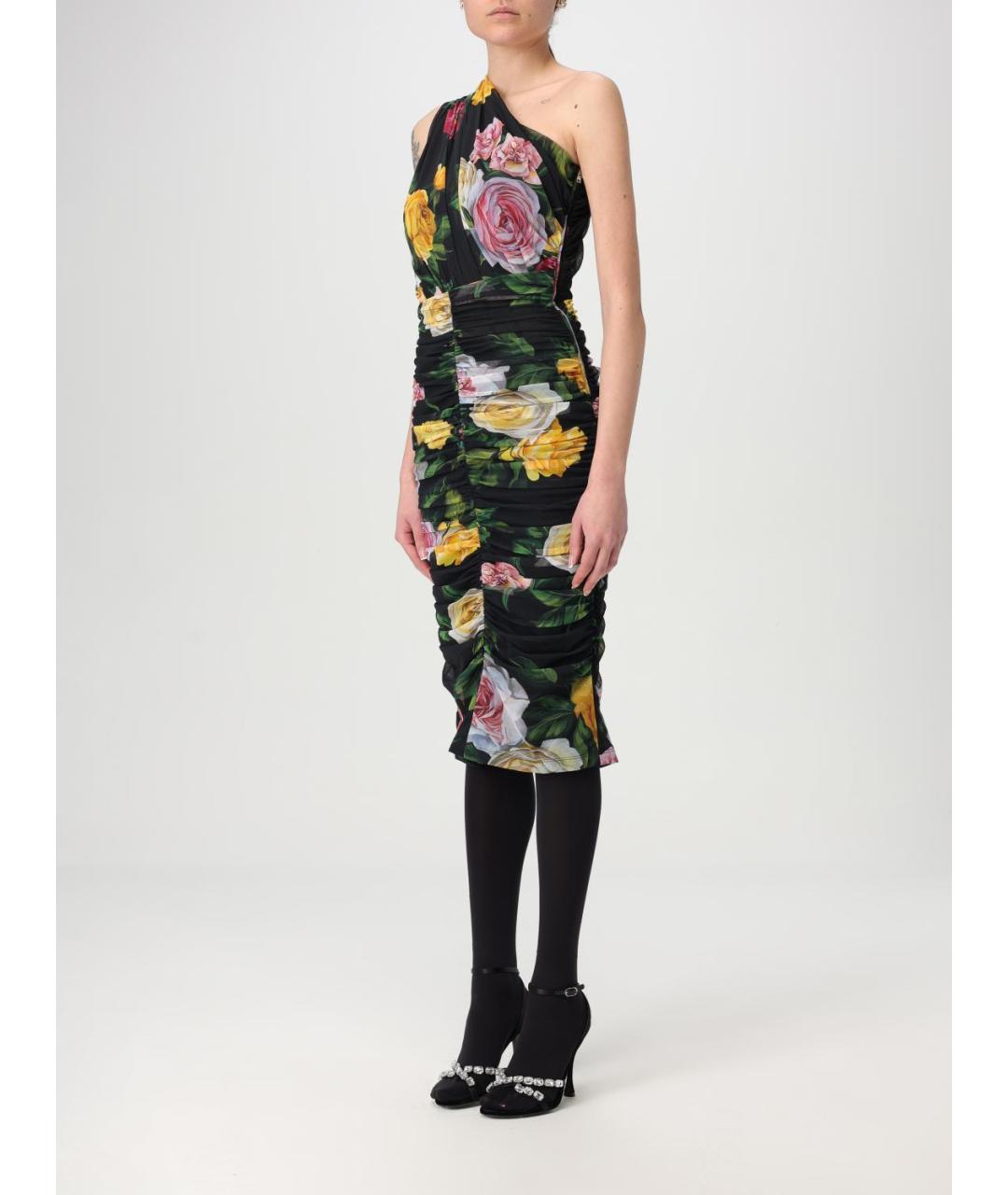 DOLCE&GABBANA Мульти платье, фото 4