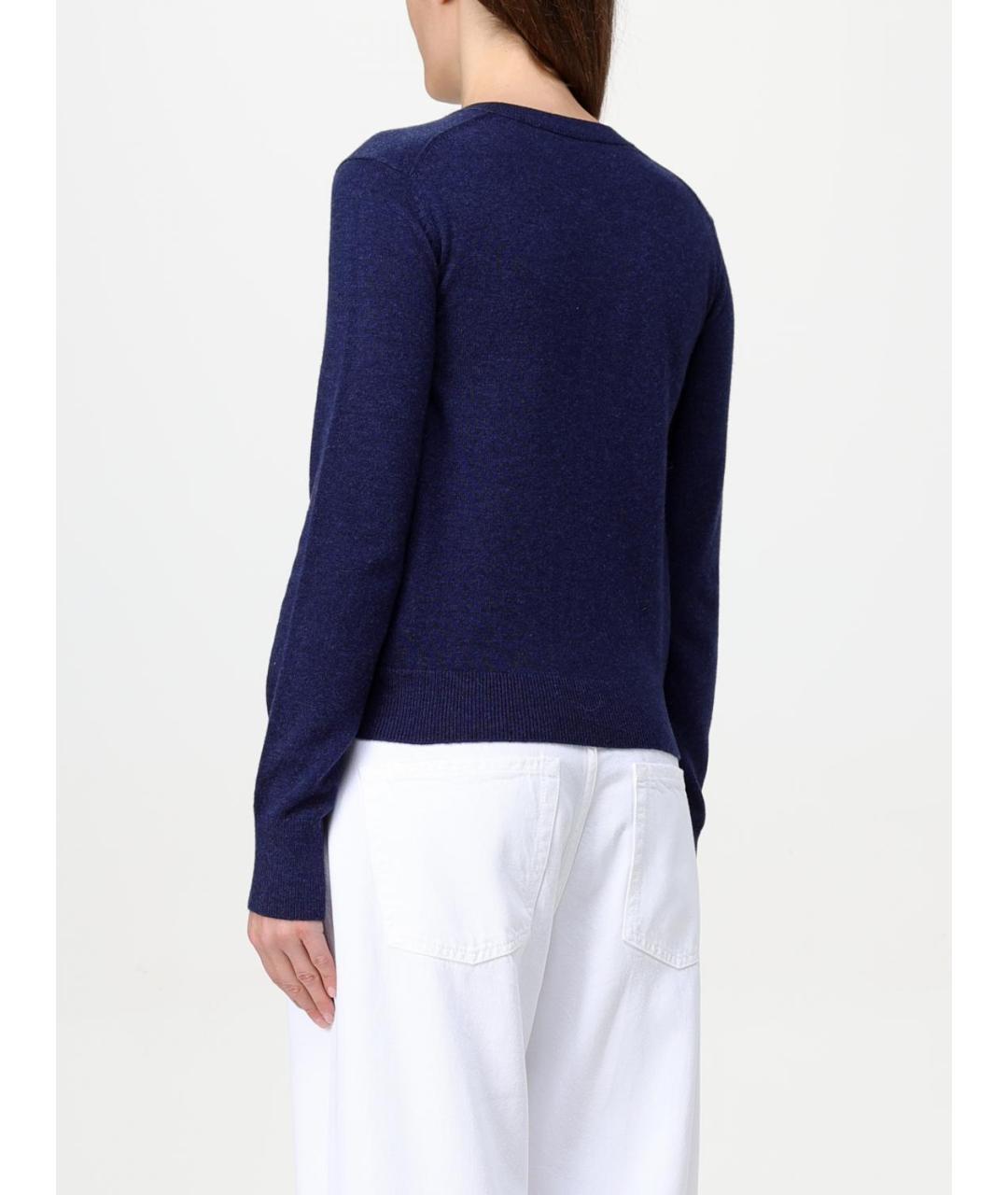 ACNE STUDIOS Синий шерстяной кардиган, фото 3