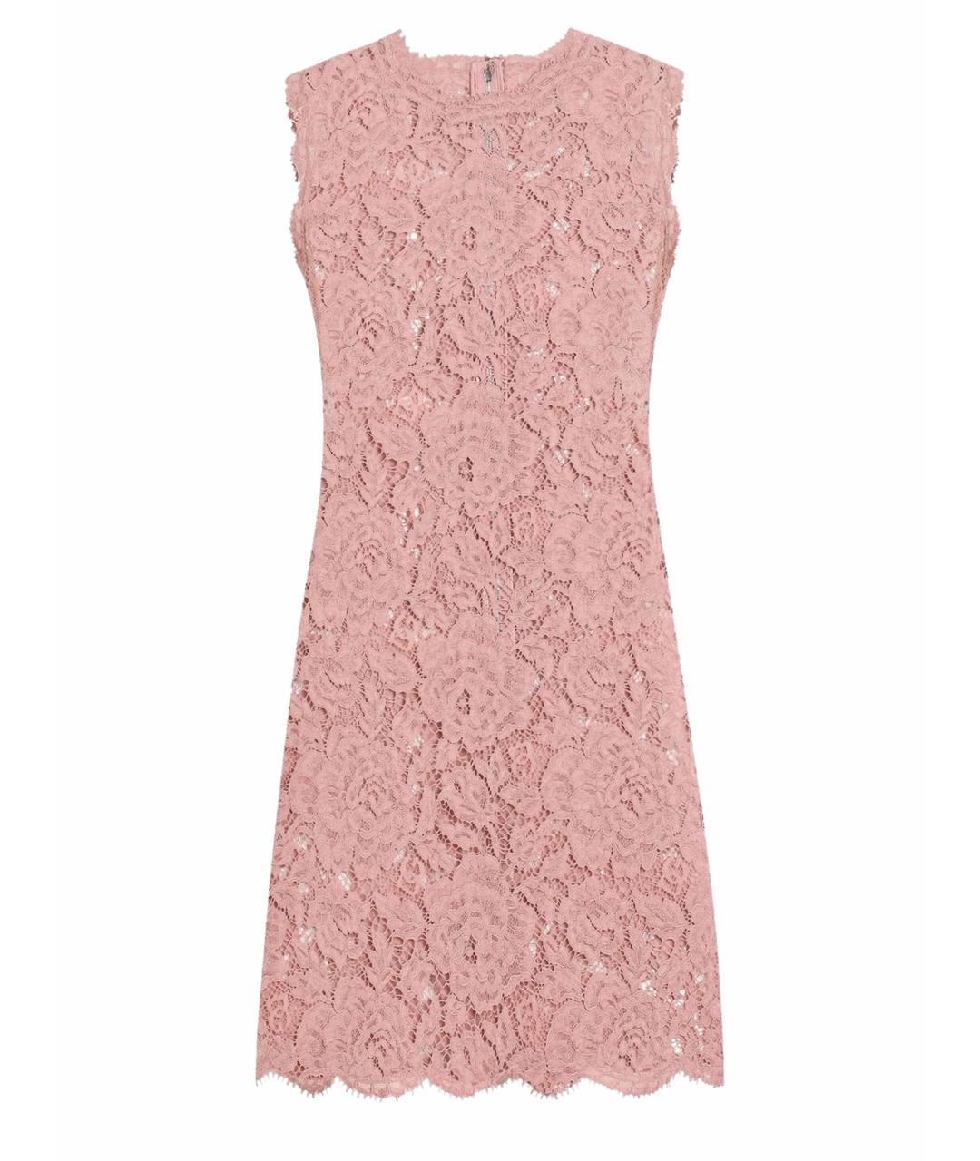 DOLCE&GABBANA Розовое коктейльное платье, фото 1