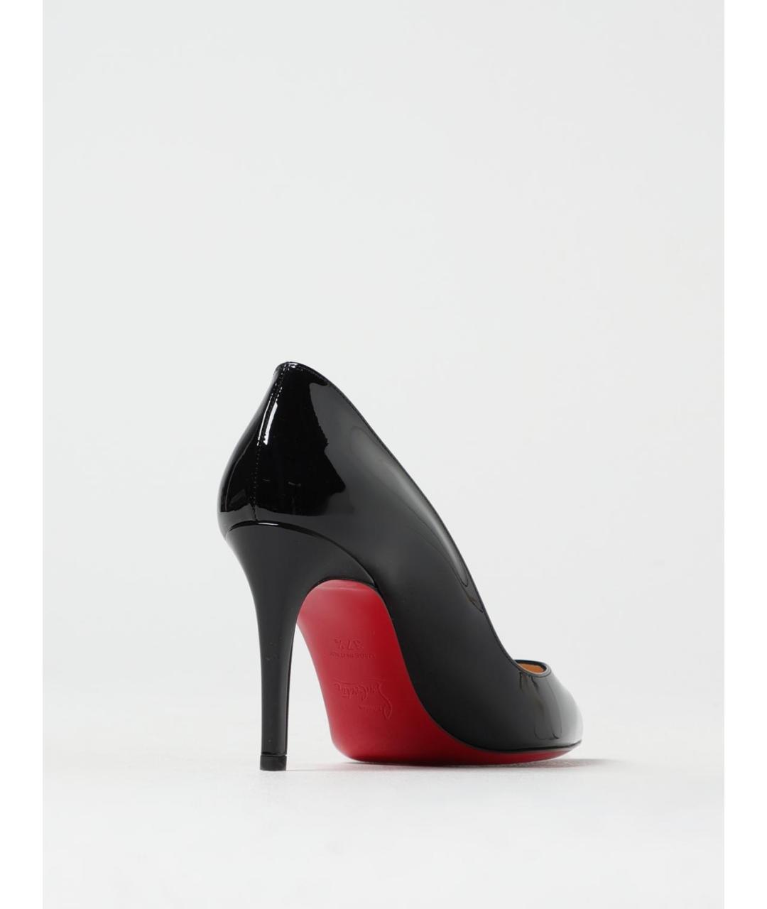 CHRISTIAN LOUBOUTIN Черные туфли из лакированной кожи, фото 3