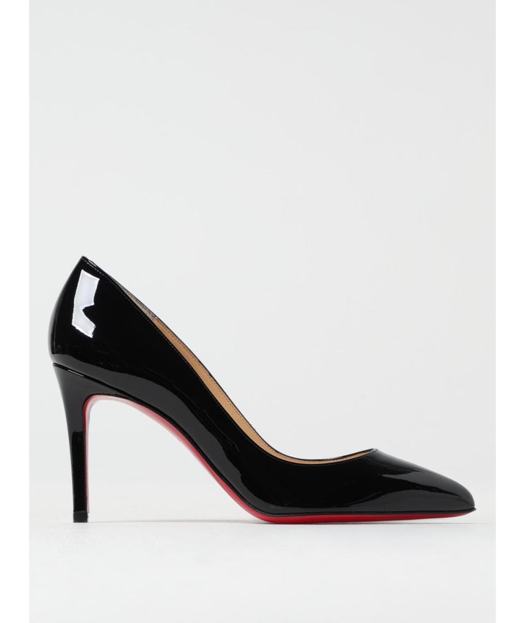 CHRISTIAN LOUBOUTIN Черные туфли из лакированной кожи, фото 5