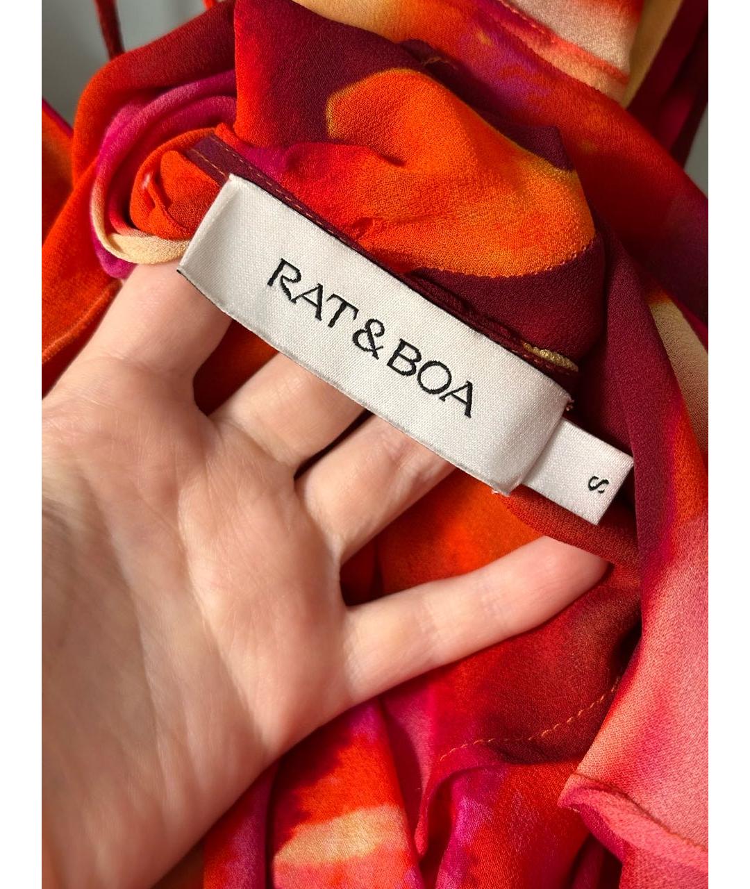 RAT&BOA Мульти вискозное коктейльное платье, фото 4