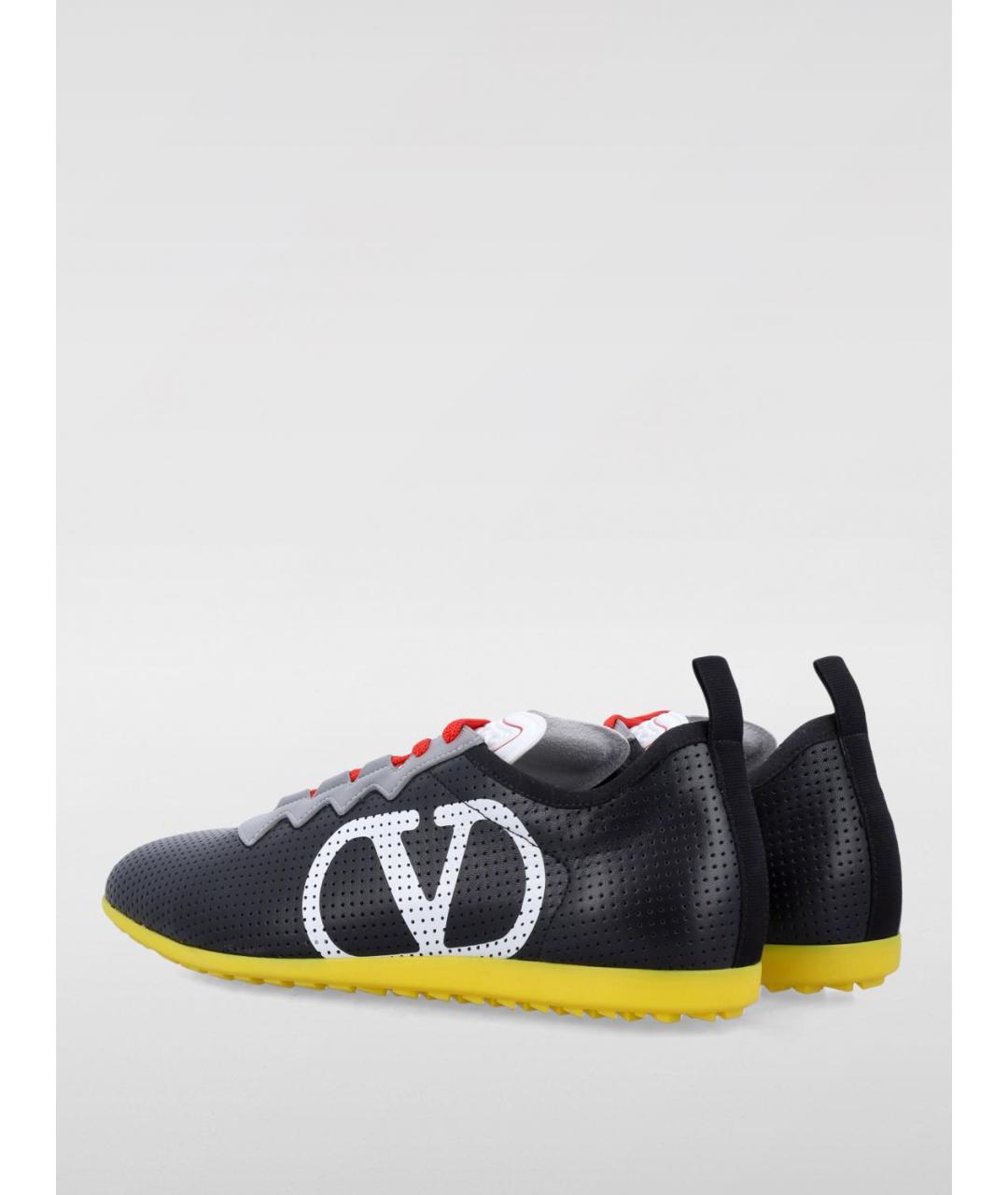 VALENTINO Черные низкие кроссовки / кеды, фото 3