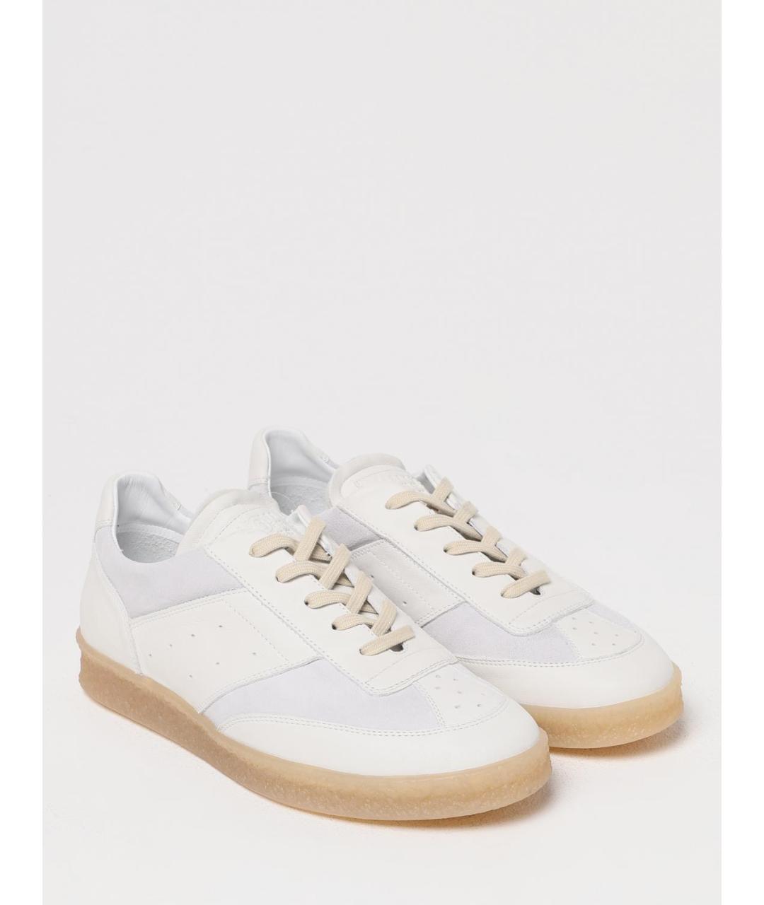 MM6 MAISON MARGIELA Серые низкие кроссовки / кеды, фото 2