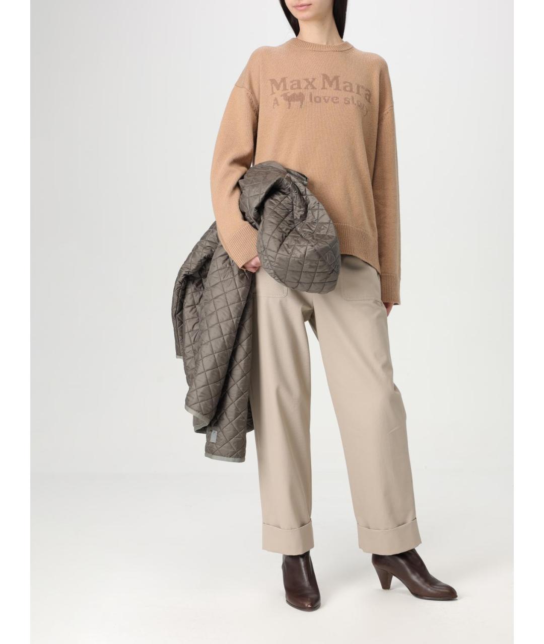 MAX MARA Серая полиамидовая куртка, фото 3