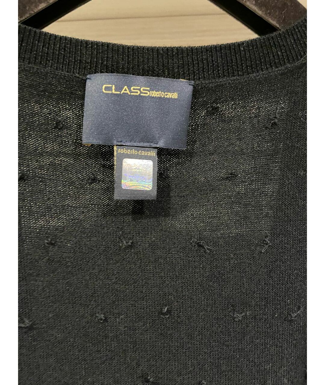 CAVALLI CLASS Черный шерстяной кардиган, фото 6