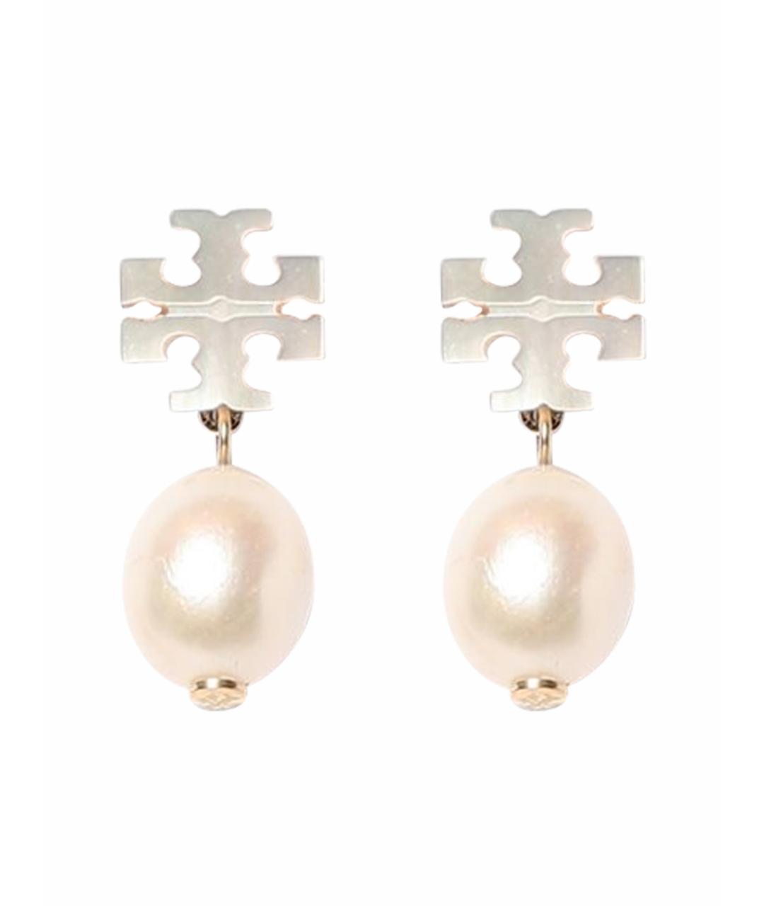 TORY BURCH Бежевые серьги, фото 1