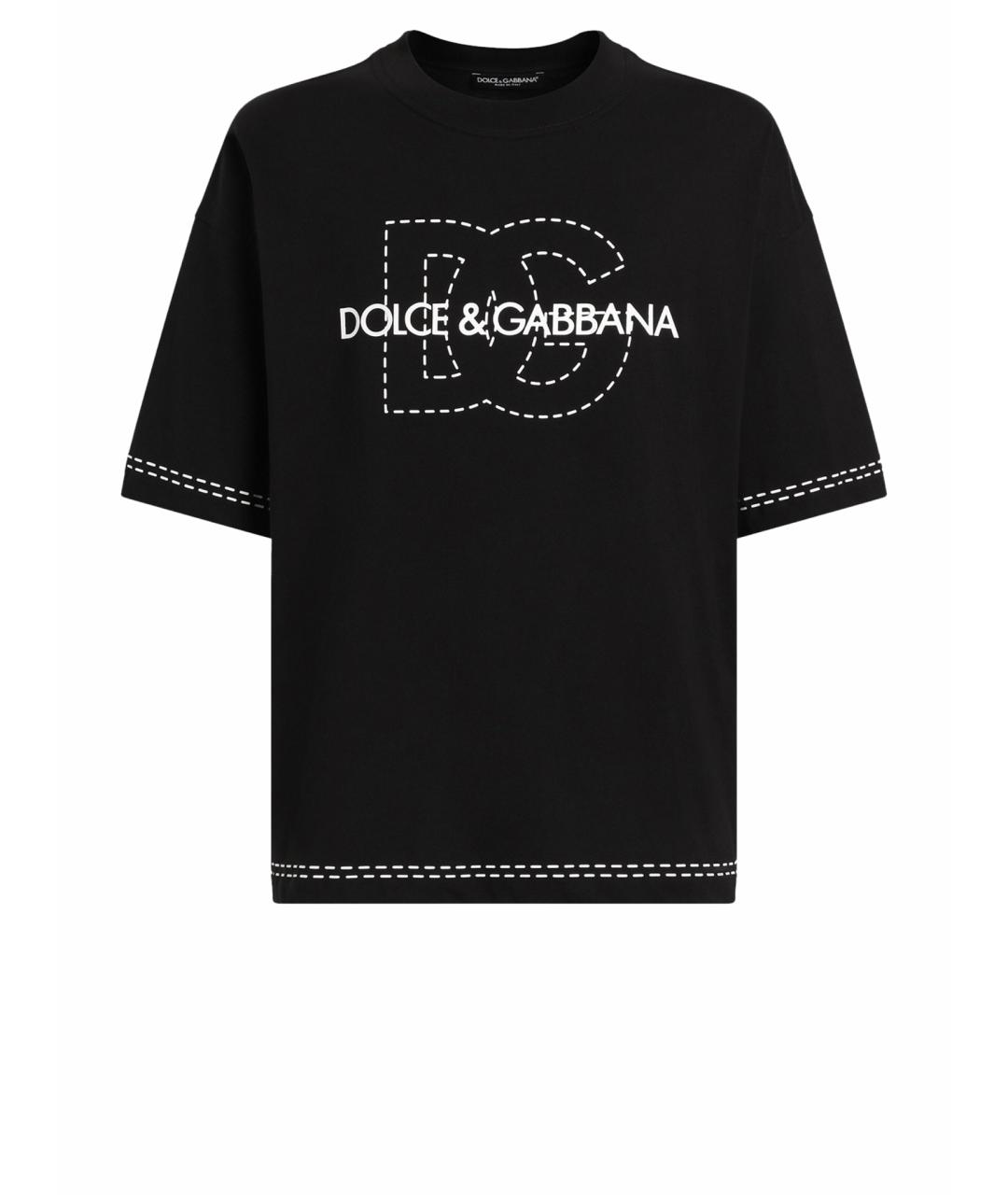 DOLCE&GABBANA Черная футболка, фото 1