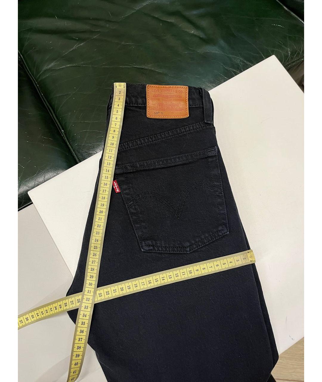 LEVI'S Черные хлопко-эластановые джинсы слим, фото 3