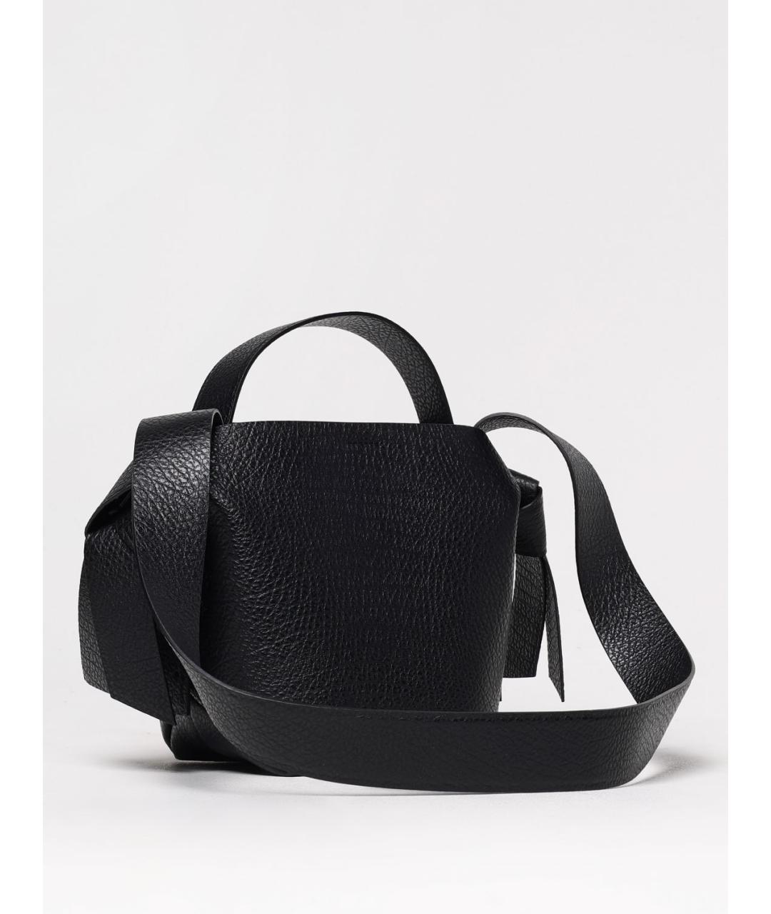 ACNE STUDIOS Черная сумка с короткими ручками, фото 3