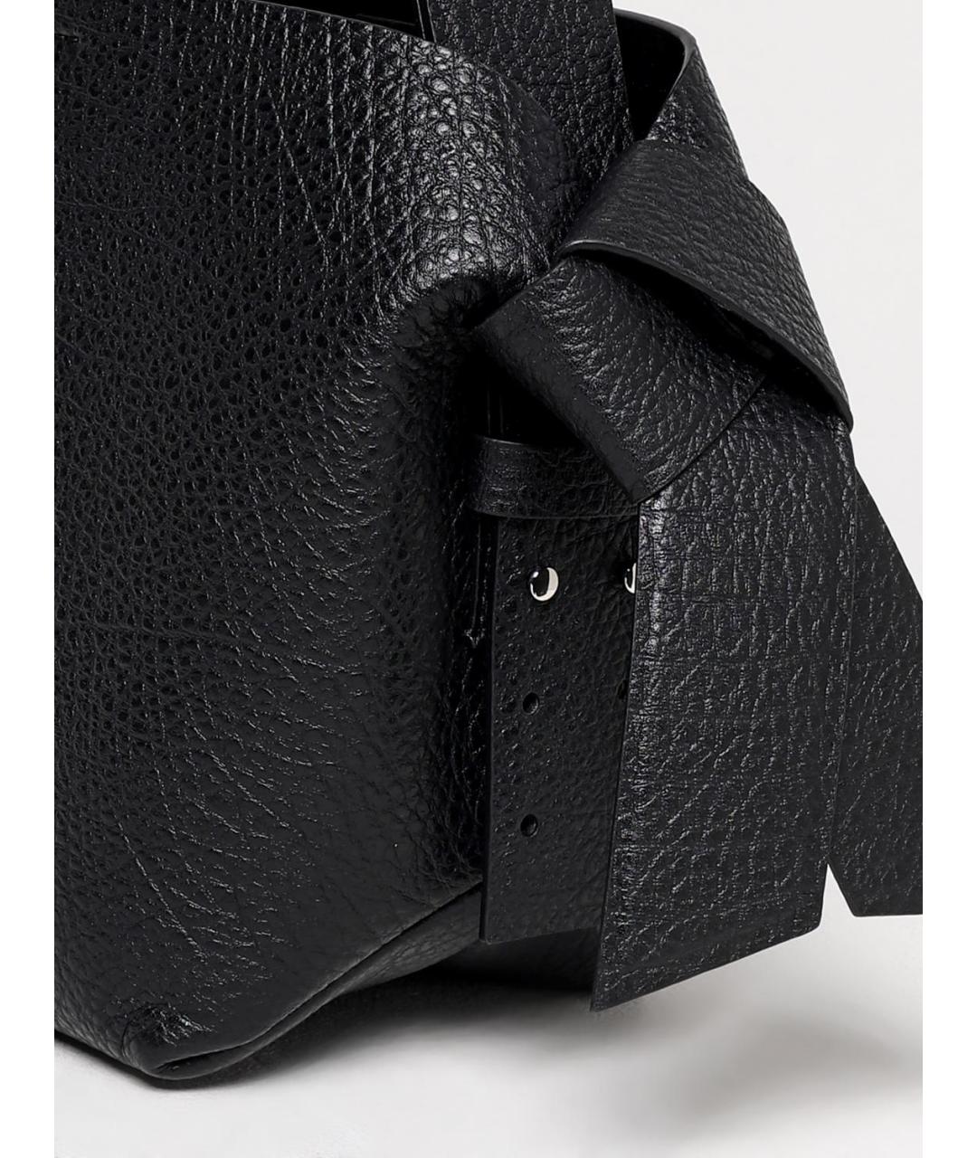 ACNE STUDIOS Черная сумка с короткими ручками, фото 4