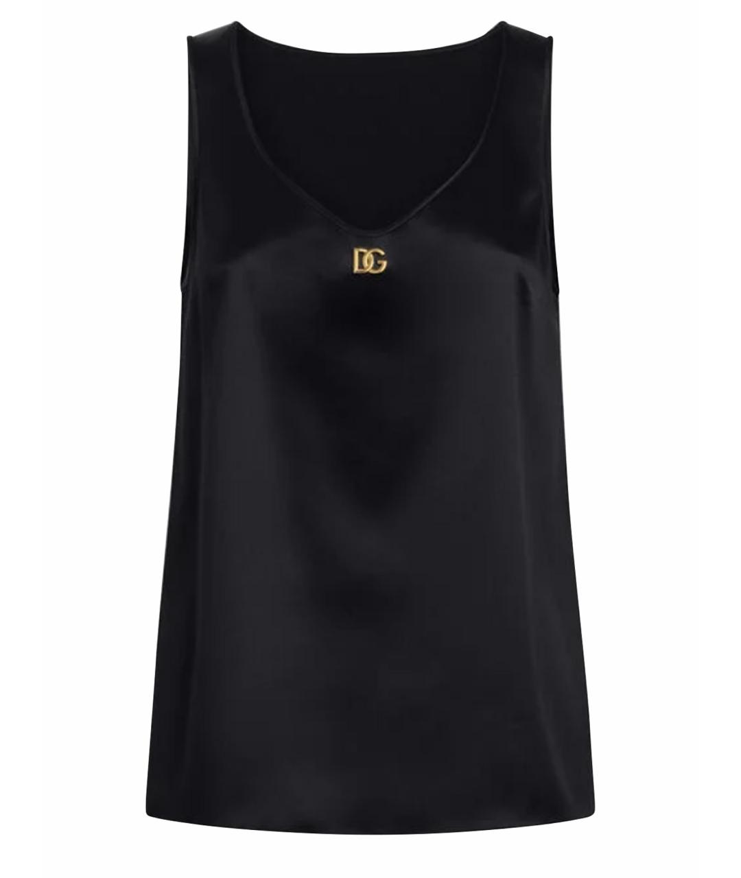 DOLCE&GABBANA Черная майка, фото 1