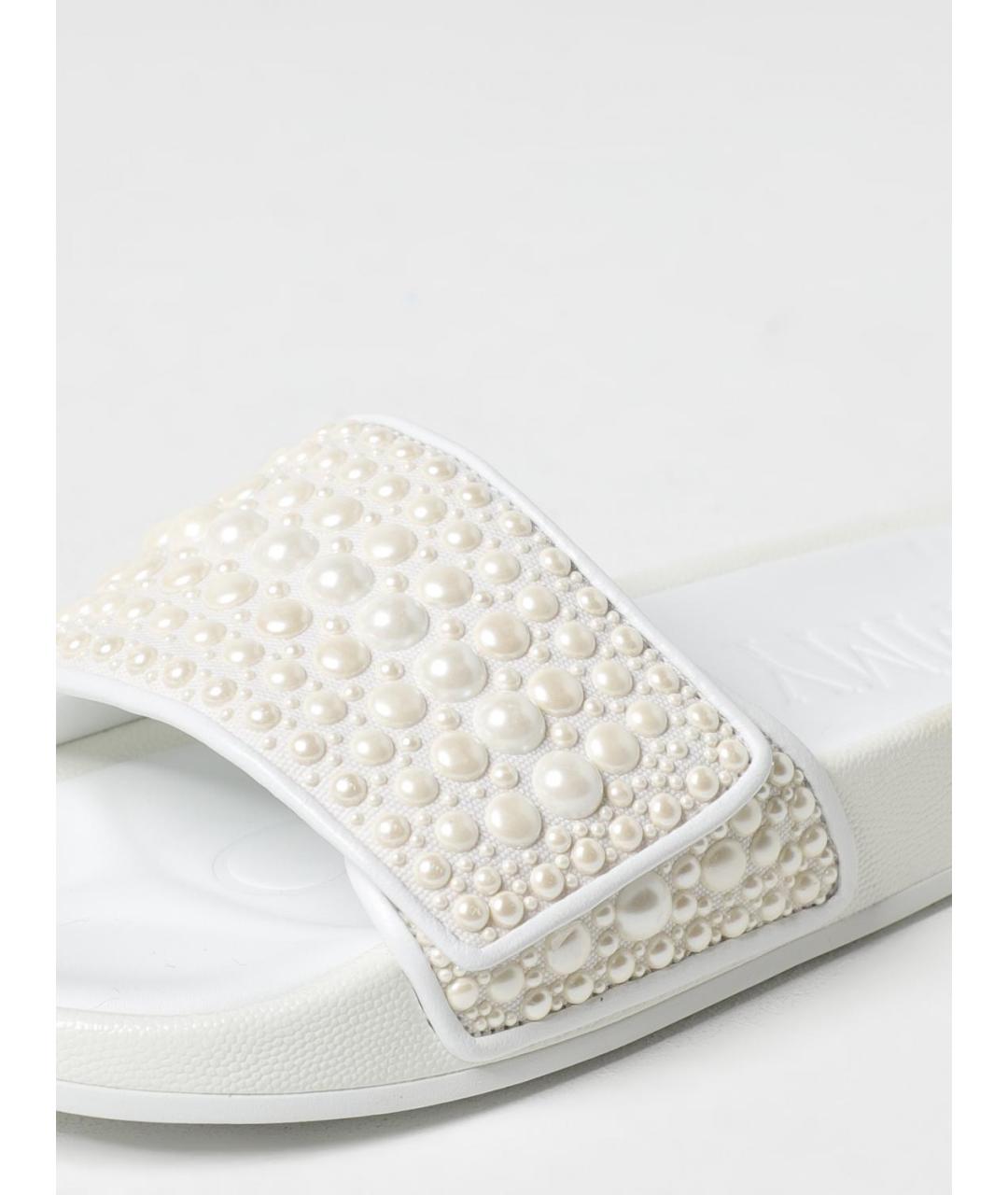 JIMMY CHOO Белые шлепанцы, фото 4