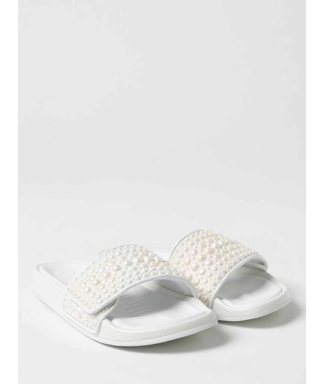 JIMMY CHOO Белые шлепанцы, фото 2