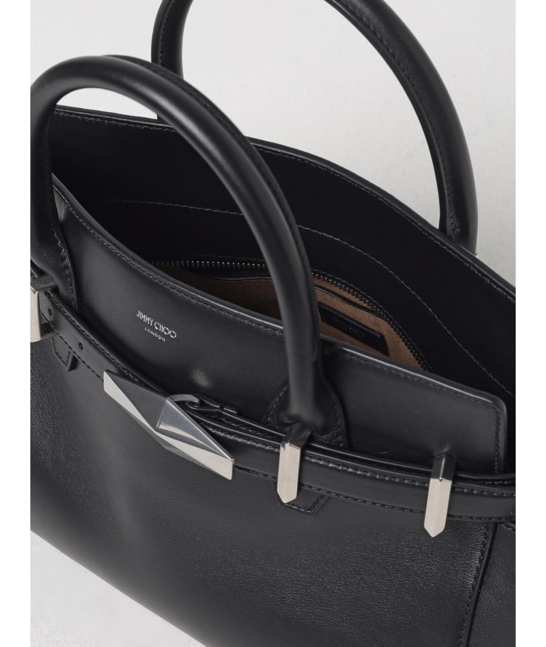 JIMMY CHOO Черная сумка с короткими ручками, фото 4