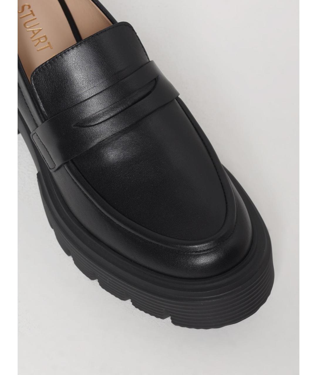 STUART WEITZMAN Черные лоферы, фото 4