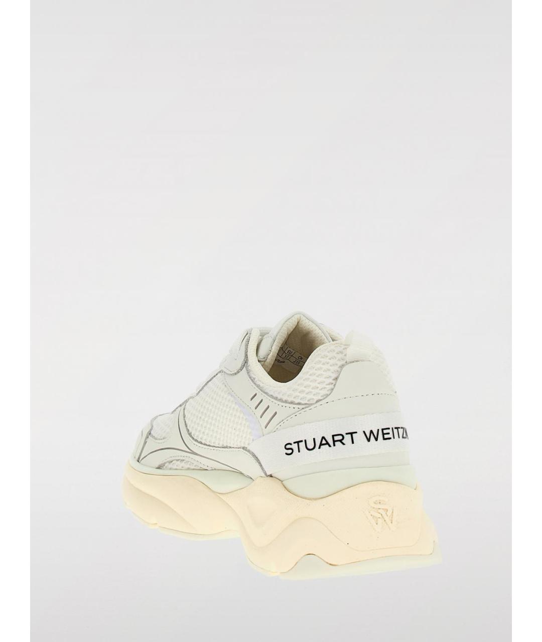 STUART WEITZMAN Белые кроссовки, фото 3