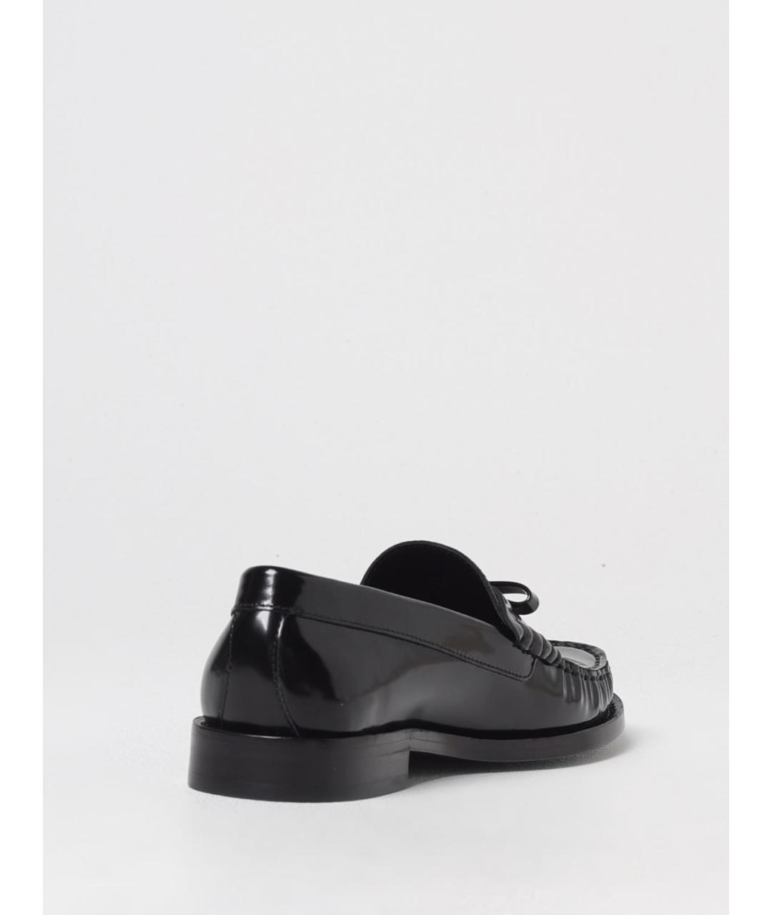 STUART WEITZMAN Черные кожаные лоферы, фото 3