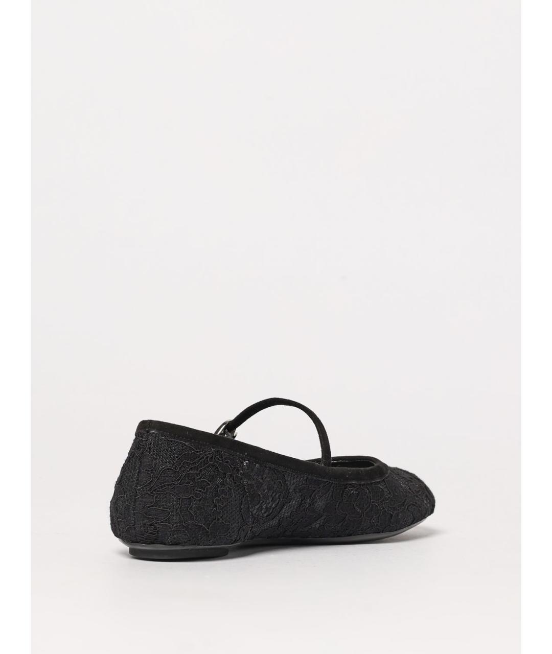 GIANVITO ROSSI Черные текстильные балетки, фото 3