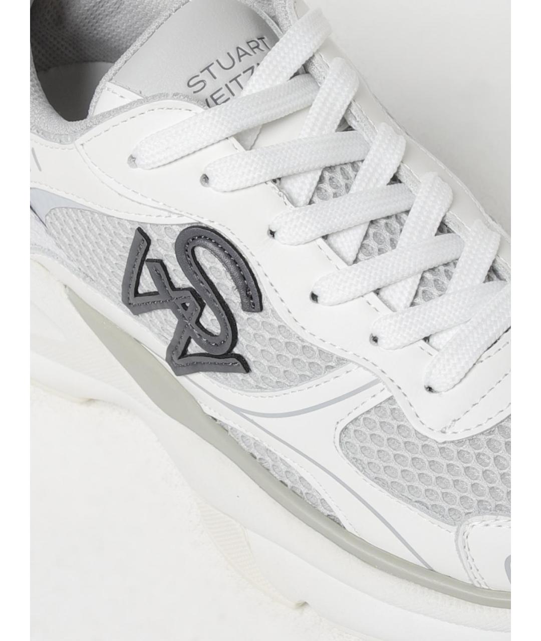 STUART WEITZMAN Белые кроссовки, фото 4