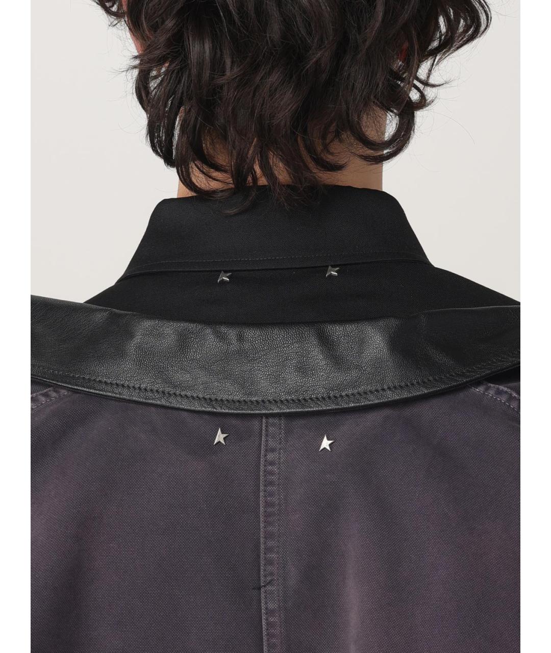 GOLDEN GOOSE DELUXE BRAND Синяя хлопковая куртка, фото 6