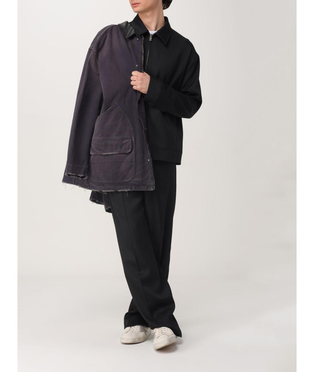 GOLDEN GOOSE DELUXE BRAND Синяя хлопковая куртка, фото 3