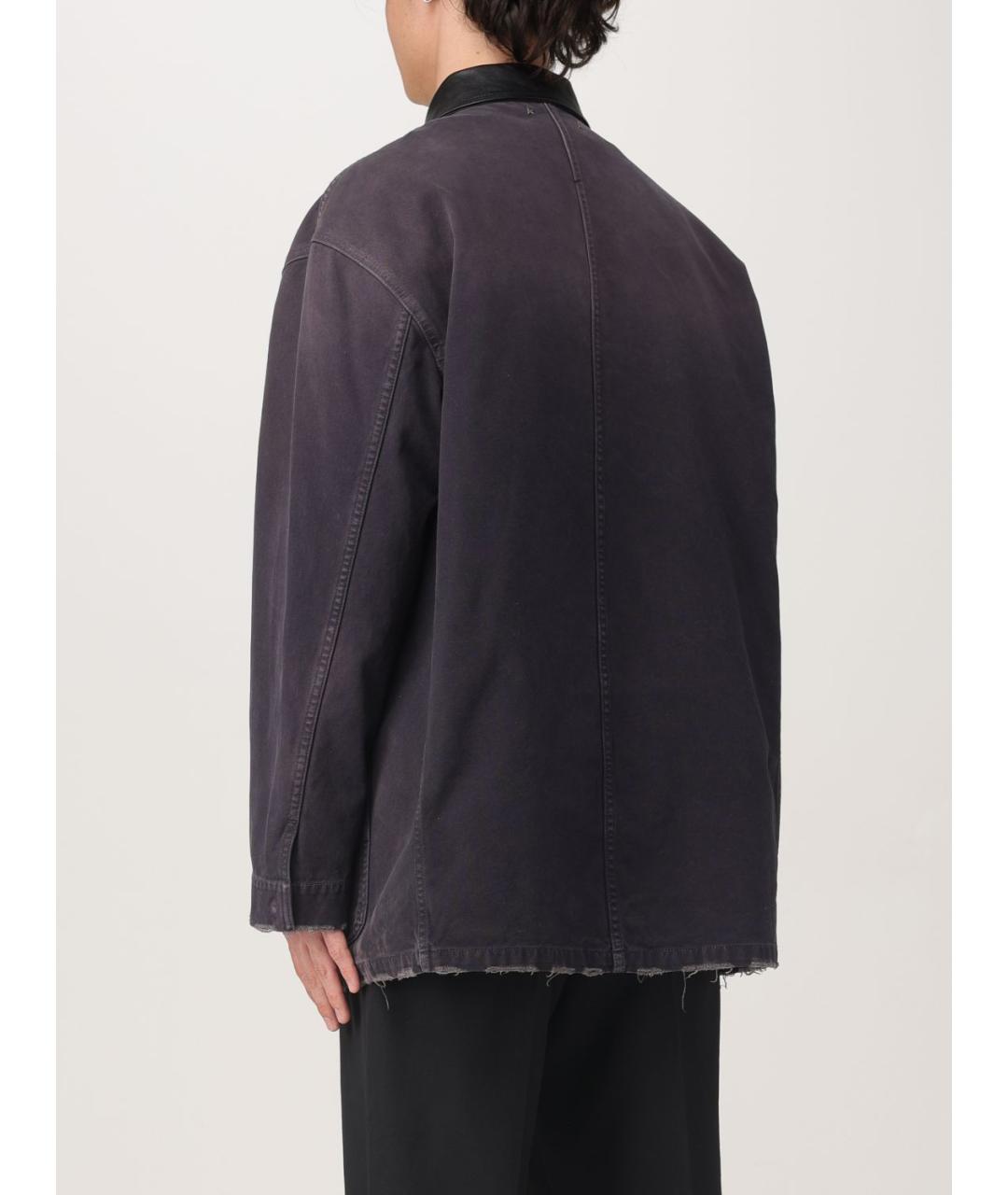 GOLDEN GOOSE DELUXE BRAND Синяя хлопковая куртка, фото 4