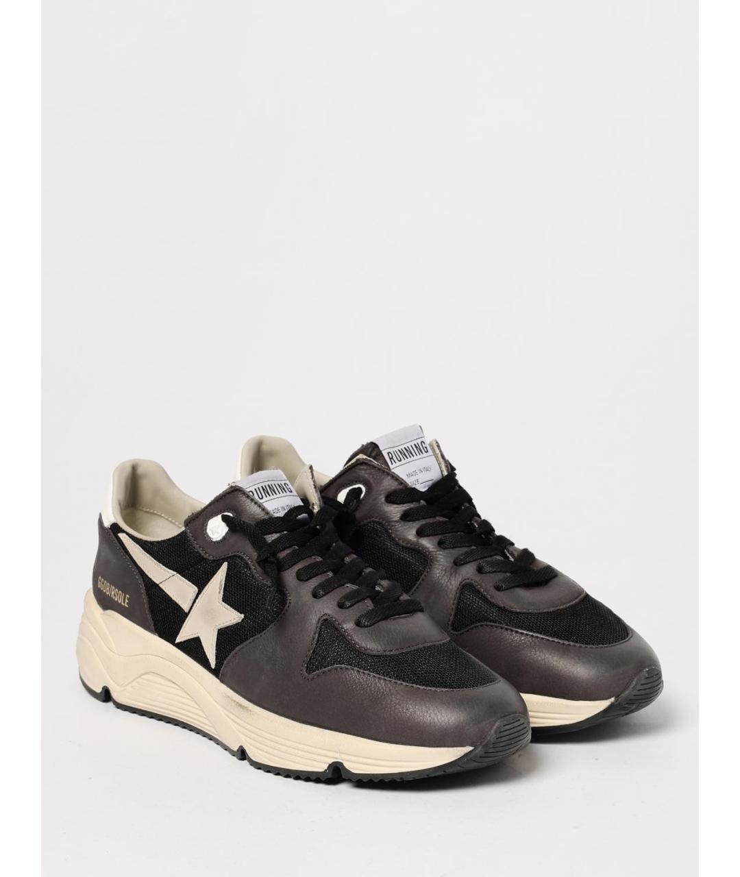 GOLDEN GOOSE DELUXE BRAND Коричневые низкие кроссовки / кеды, фото 2