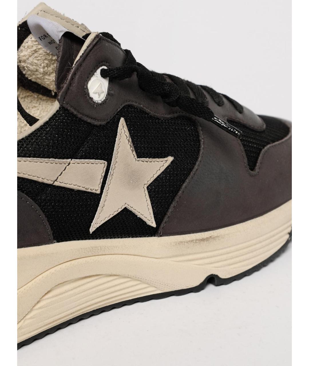 GOLDEN GOOSE DELUXE BRAND Коричневые низкие кроссовки / кеды, фото 4