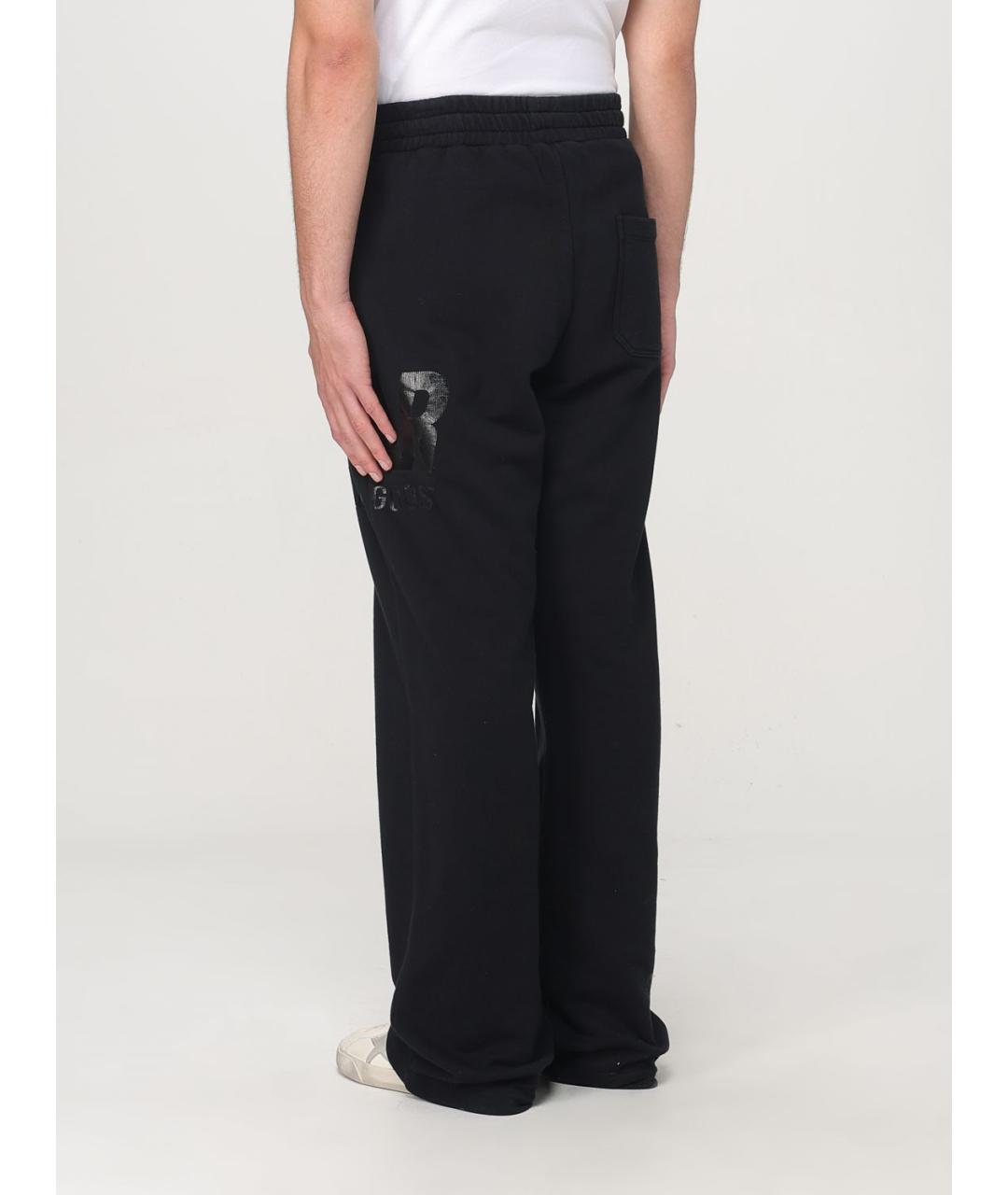 GOLDEN GOOSE DELUXE BRAND Черные хлопковые повседневные брюки, фото 4