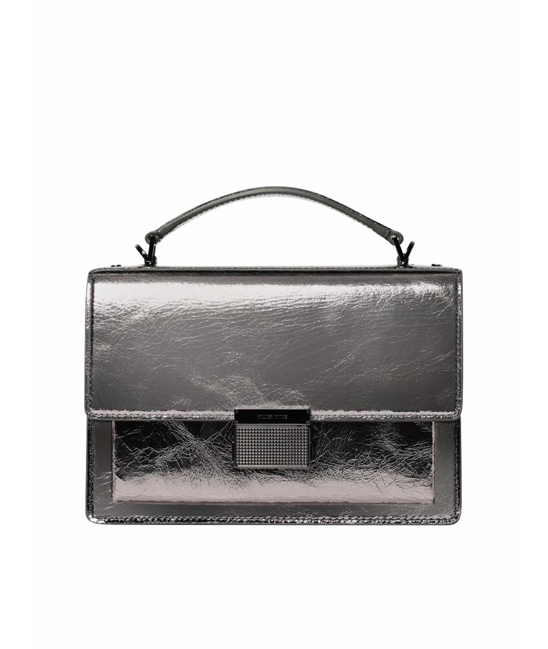 GOLDEN GOOSE DELUXE BRAND Серебряная сумка с короткими ручками, фото 1