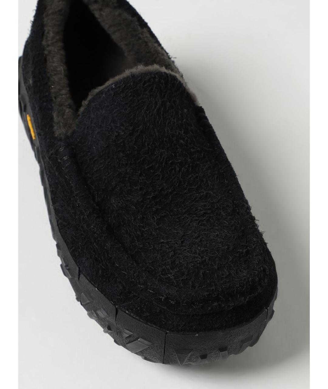 UGG AUSTRALIA Черные нубуковые лоферы, фото 4