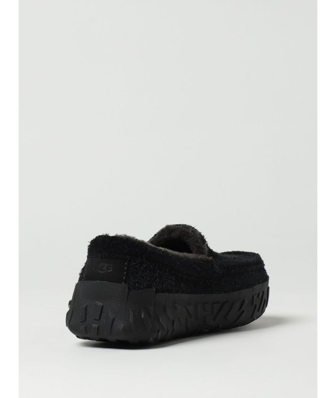 UGG AUSTRALIA Черные нубуковые лоферы, фото 3