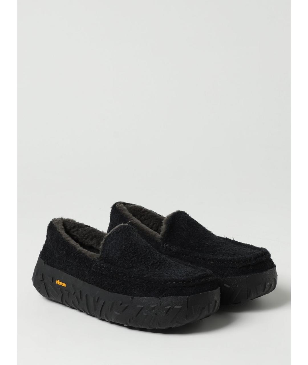 UGG AUSTRALIA Черные нубуковые лоферы, фото 2