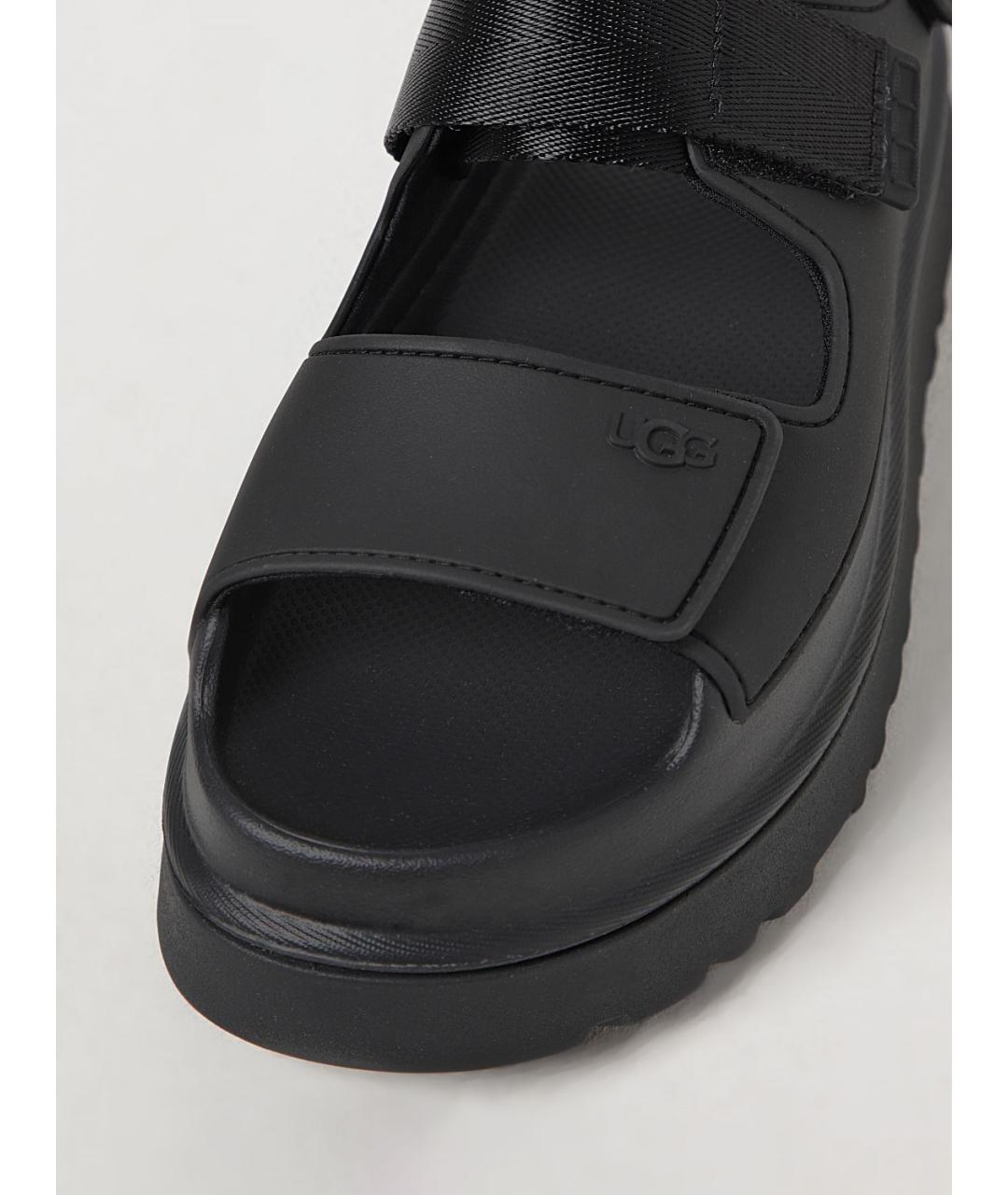 UGG AUSTRALIA Черные сандалии, фото 4
