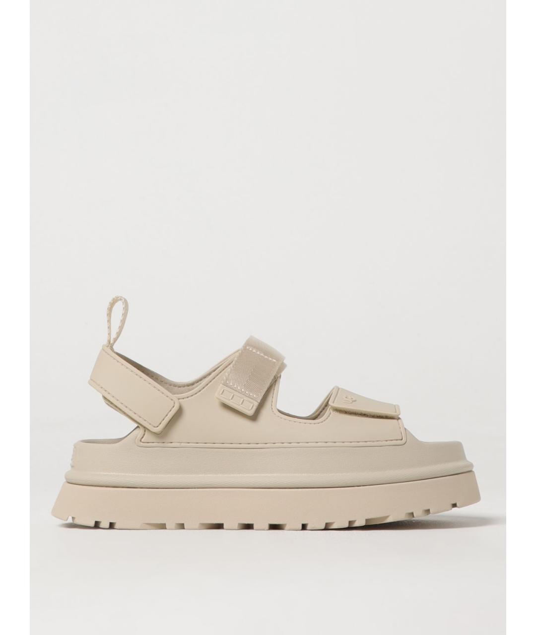 UGG AUSTRALIA Бежевые резиновые сандалии, фото 1