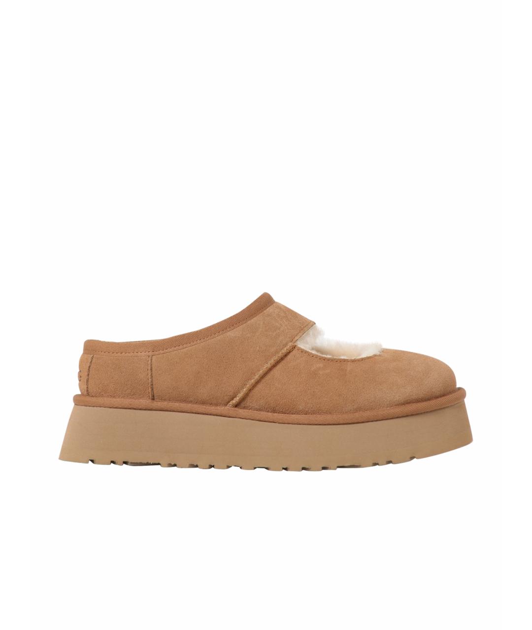 UGG AUSTRALIA Коричневые балетки, фото 1
