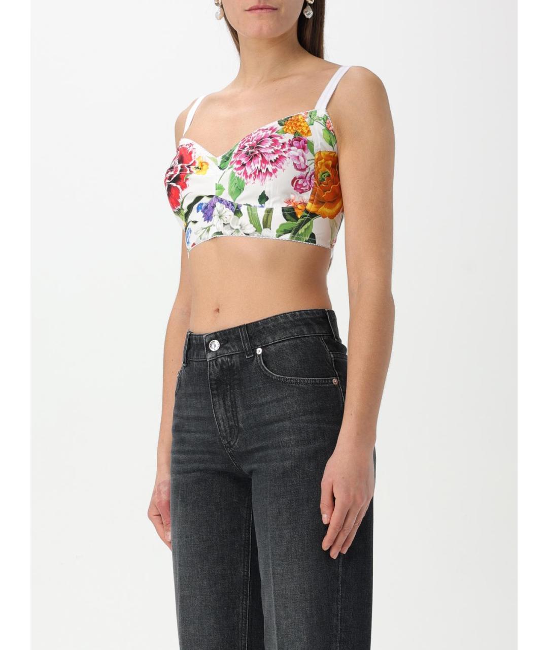 DOLCE&GABBANA Мульти майка, фото 5