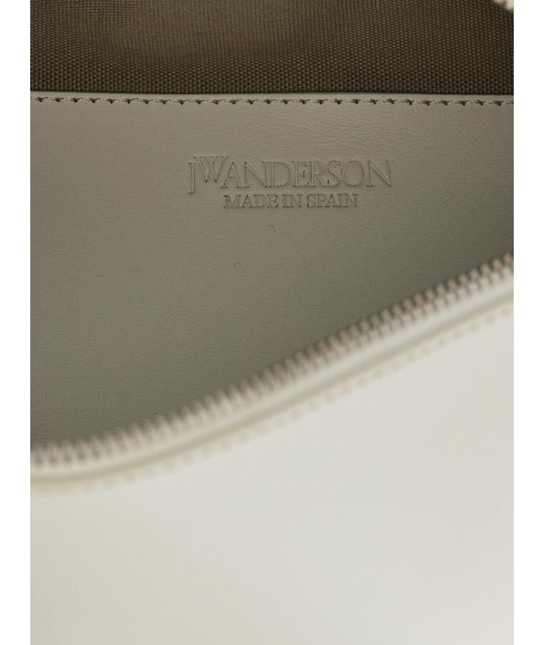 J.W.ANDERSON Бежевая кожаная сумка через плечо, фото 4