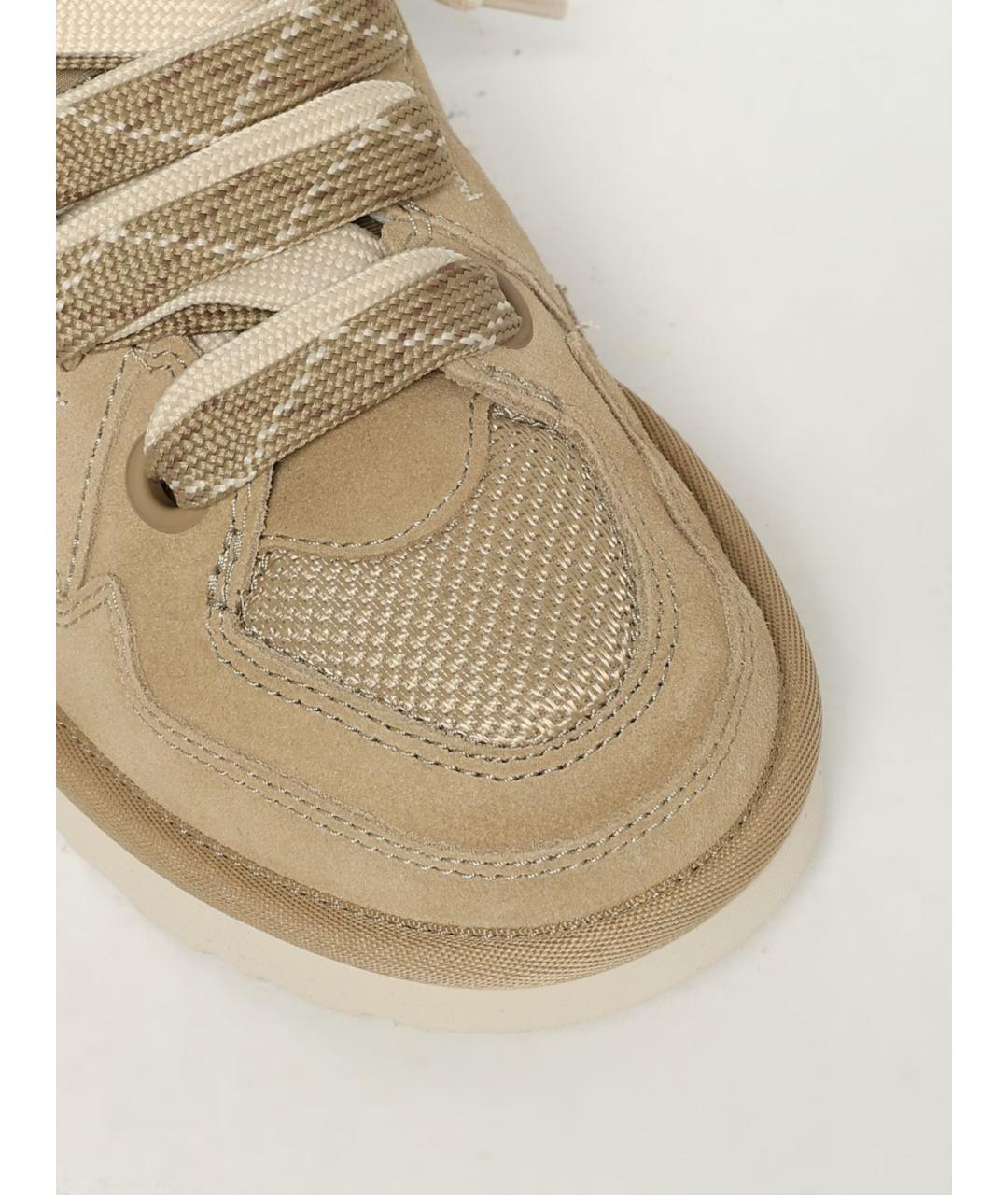 UGG AUSTRALIA Бежевые замшевые кеды, фото 4