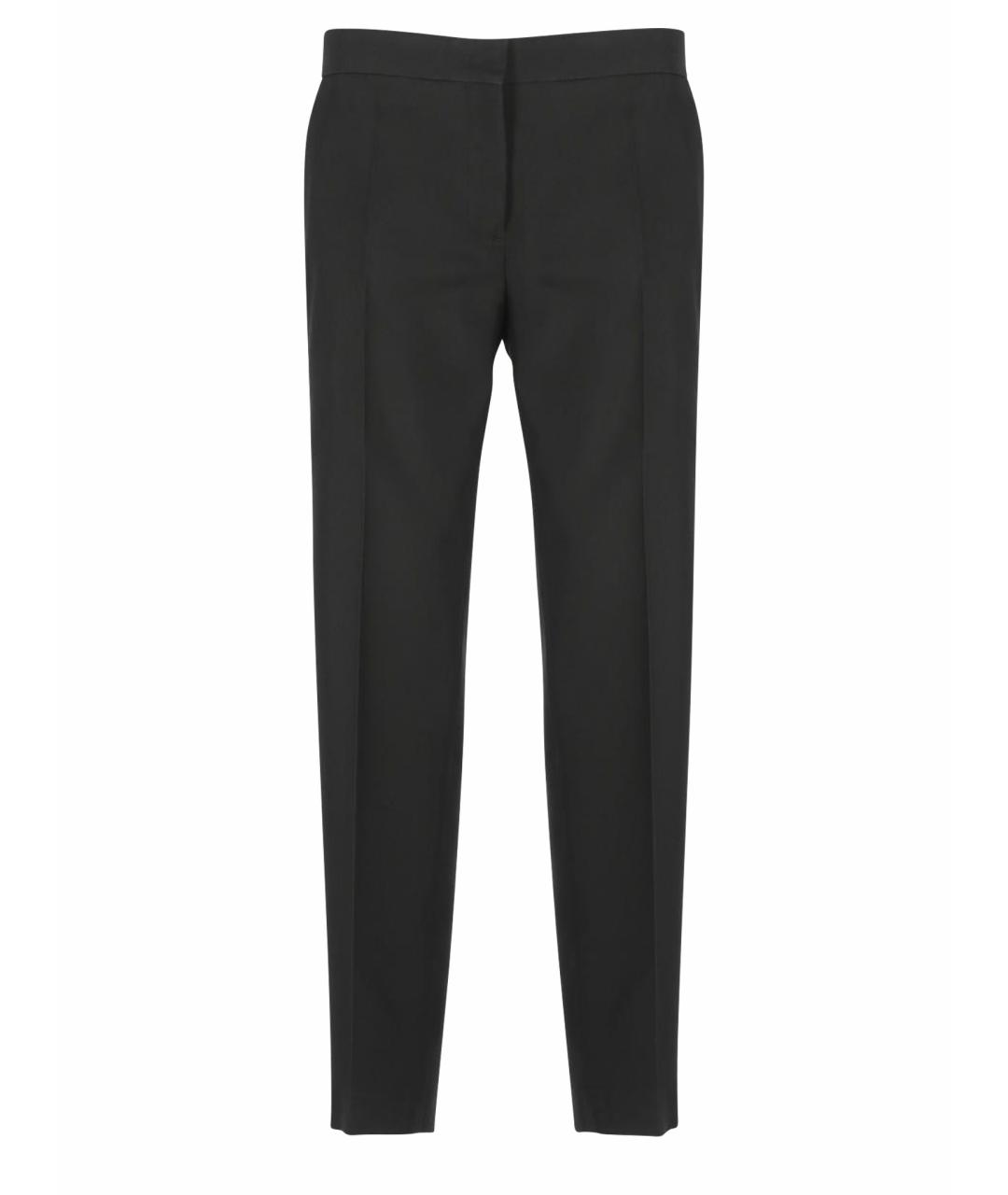 JIL SANDER Черные прямые брюки, фото 1