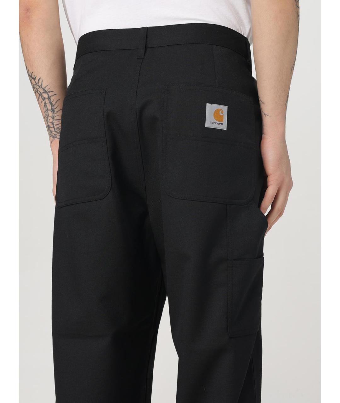 CARHARTT WIP Черные повседневные брюки, фото 5