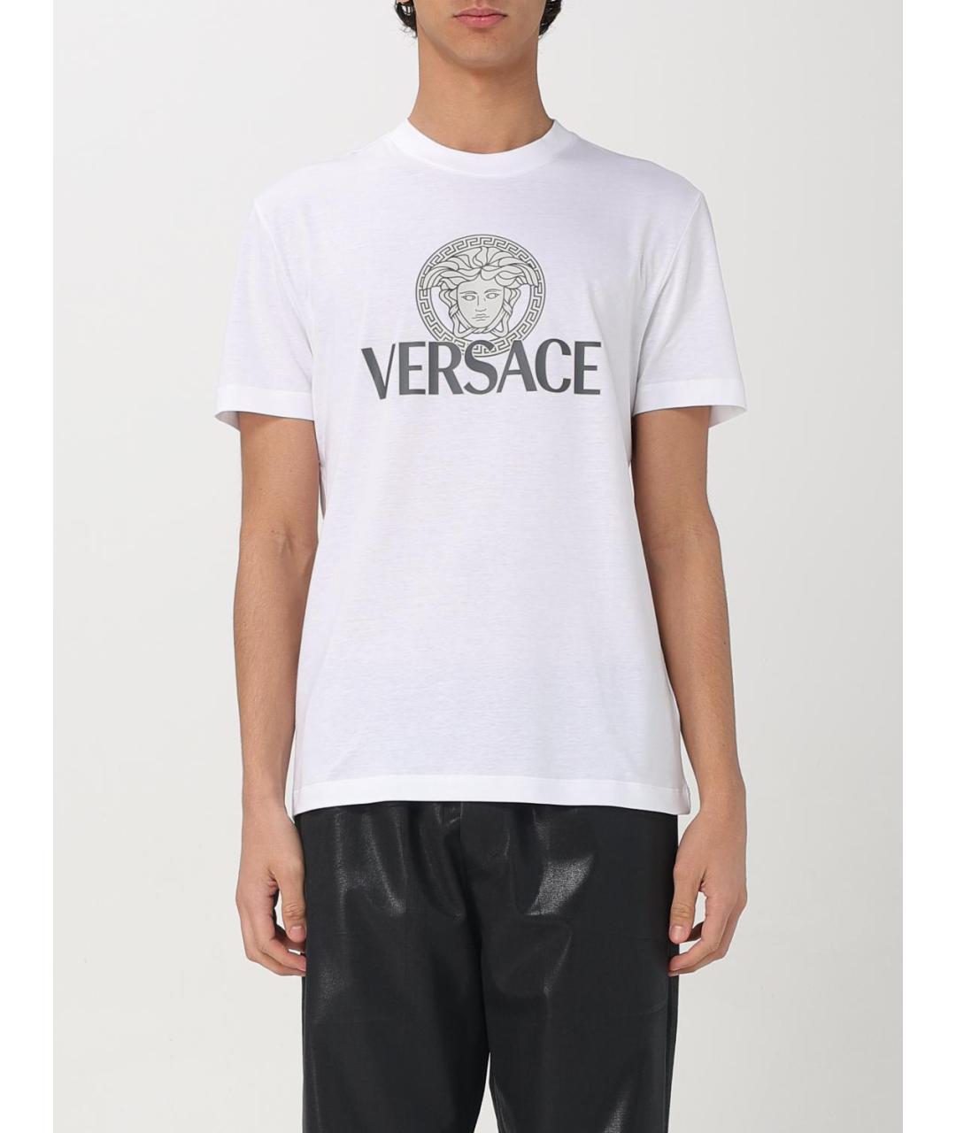 VERSACE Белая футболка, фото 2