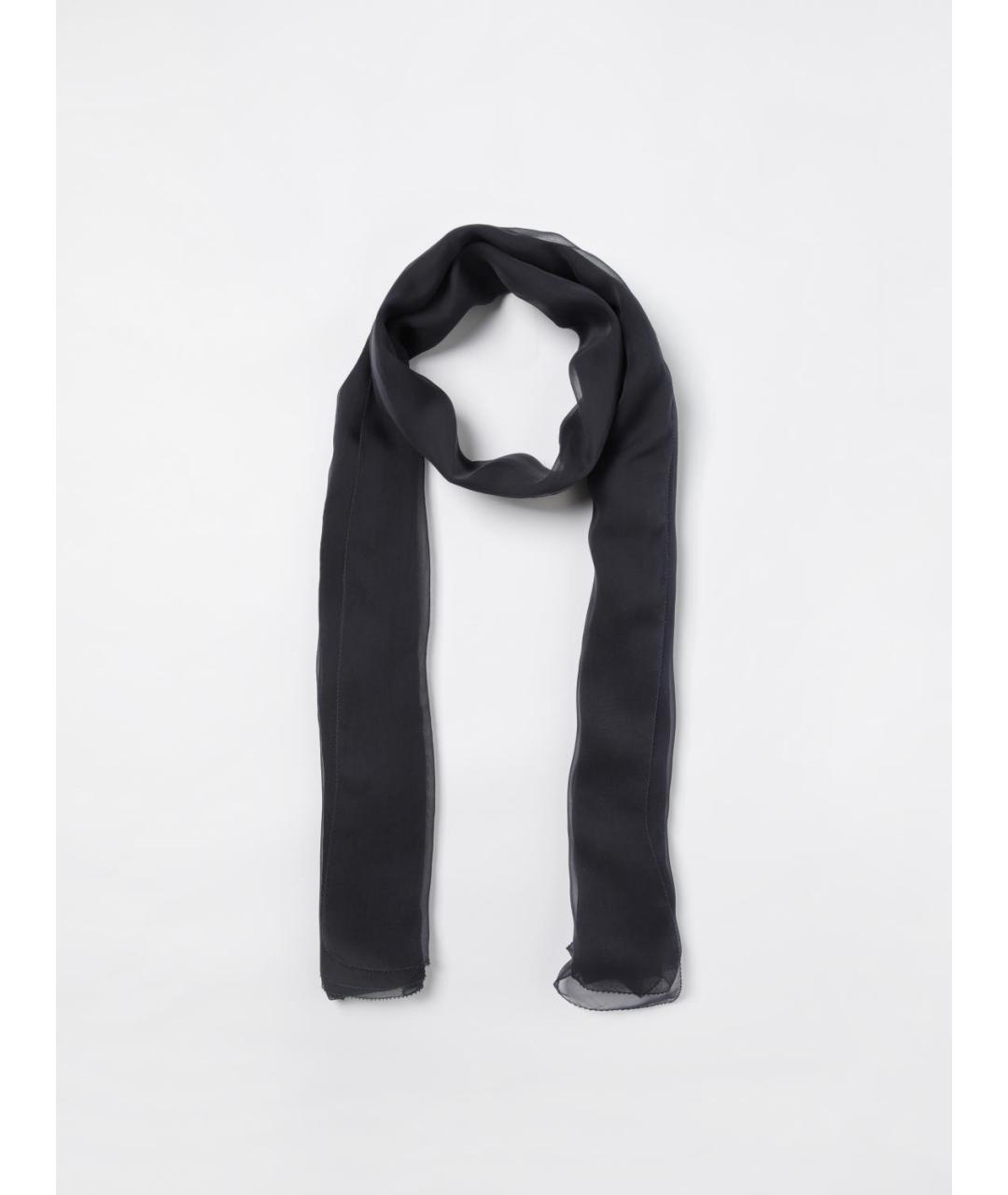 MAX MARA Синий шарф, фото 2