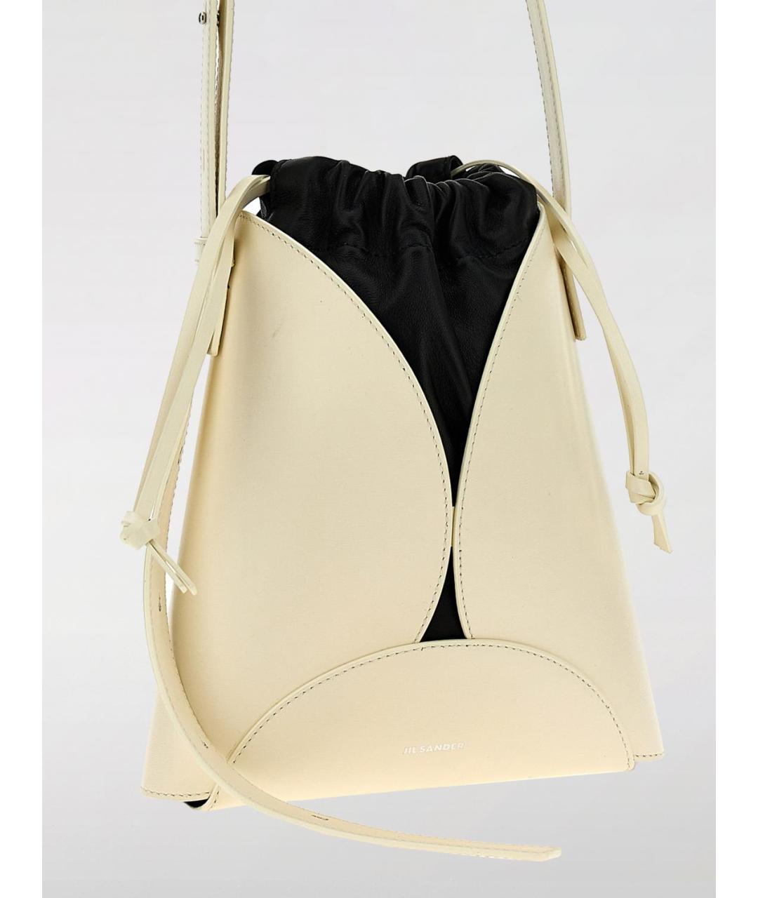 JIL SANDER Бежевая сумка через плечо, фото 3