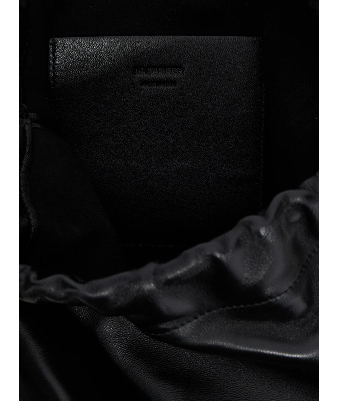 JIL SANDER Черная сумка через плечо, фото 3
