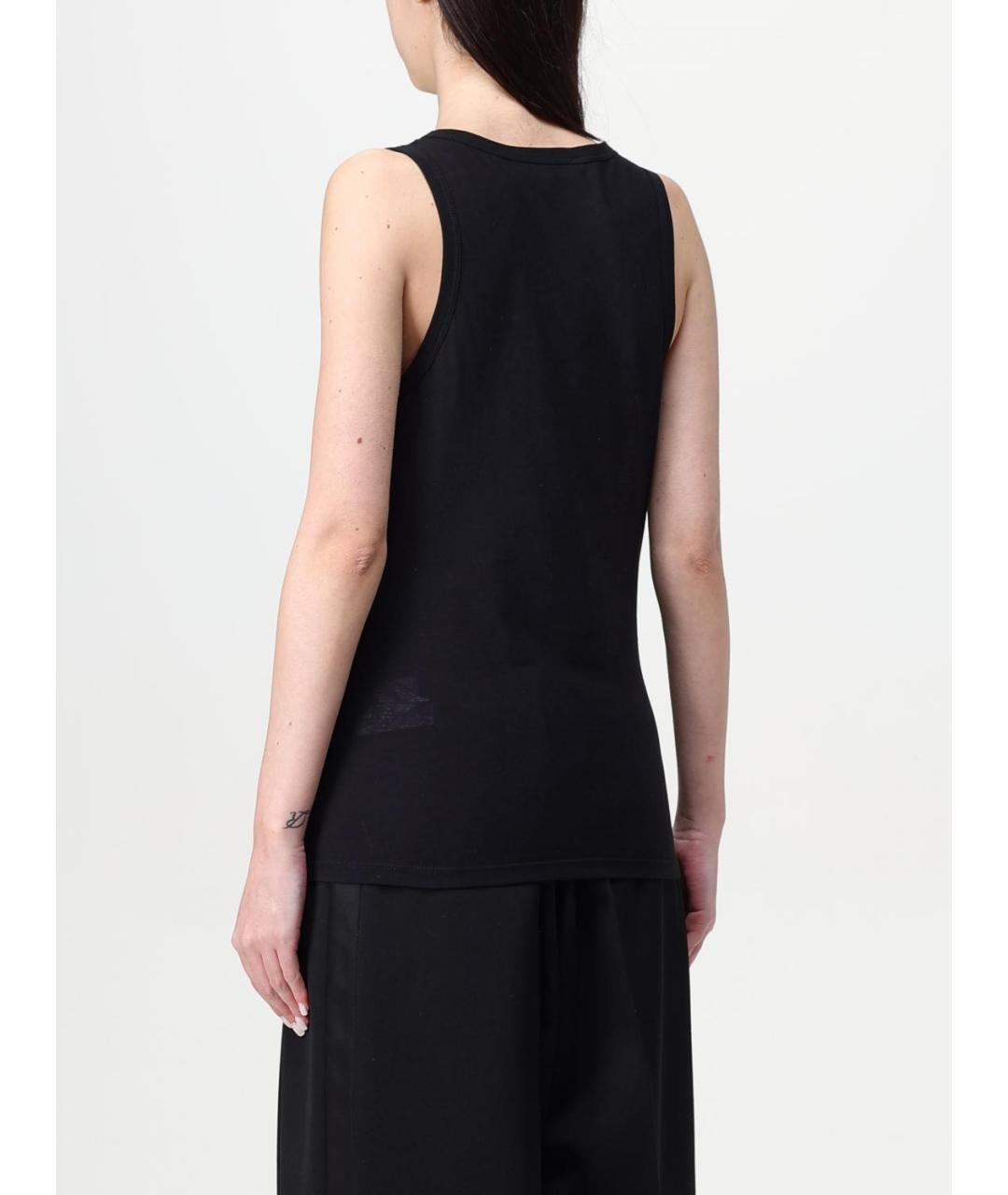 JIL SANDER Черная майка, фото 3