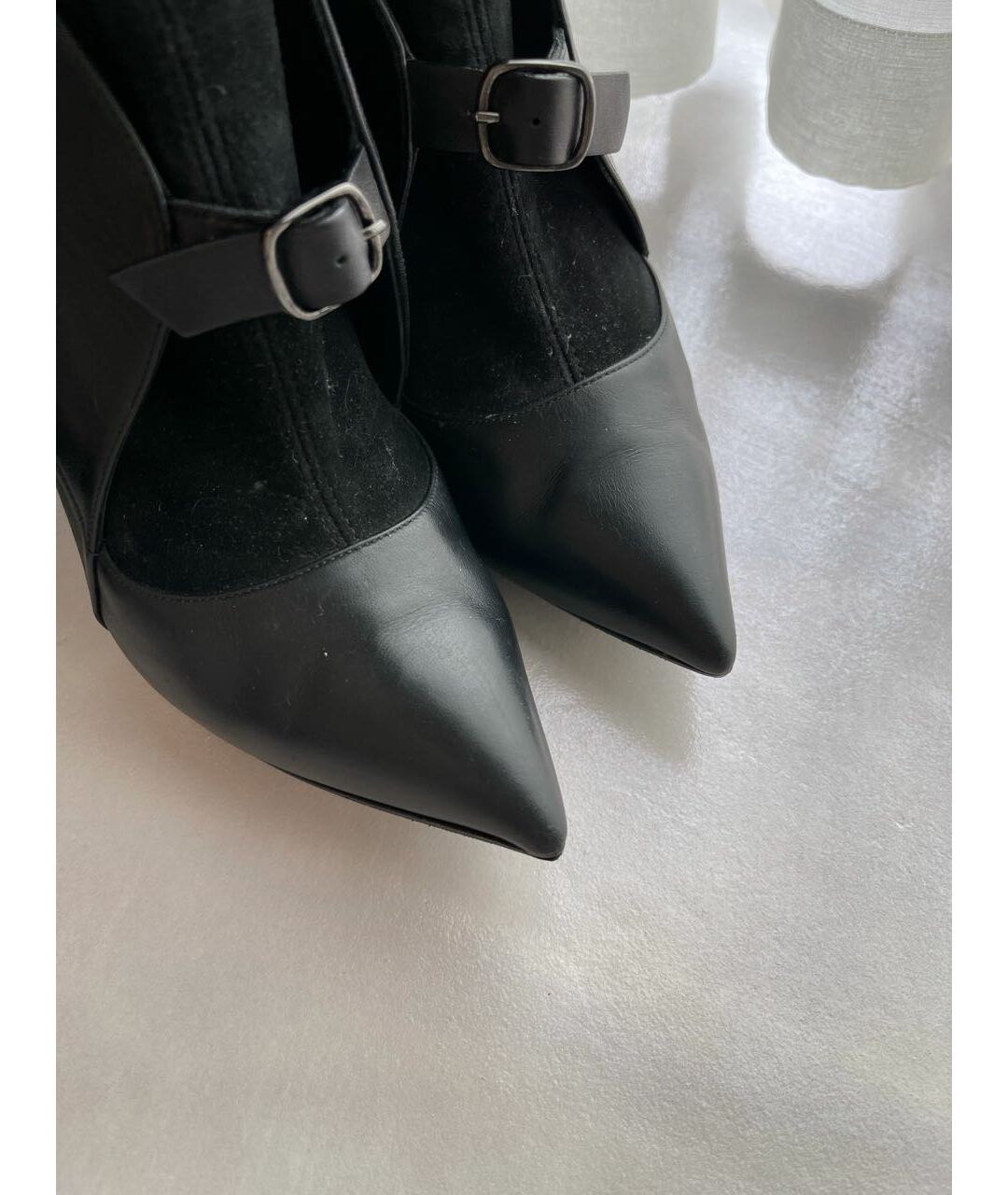 CASADEI Черные нубуковые ботфорты, фото 3